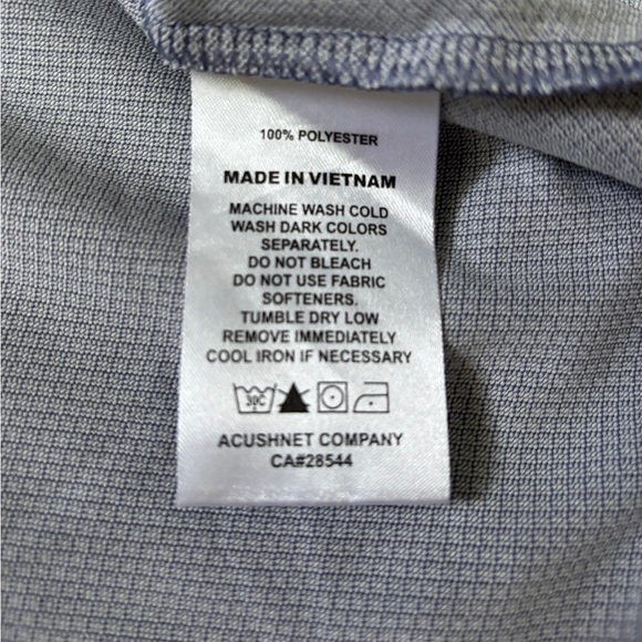 Foot Joy FJ Mens Golf Polo Shirt Size Medium Gray  Short‎ Sleeve - Picture 7 of 9